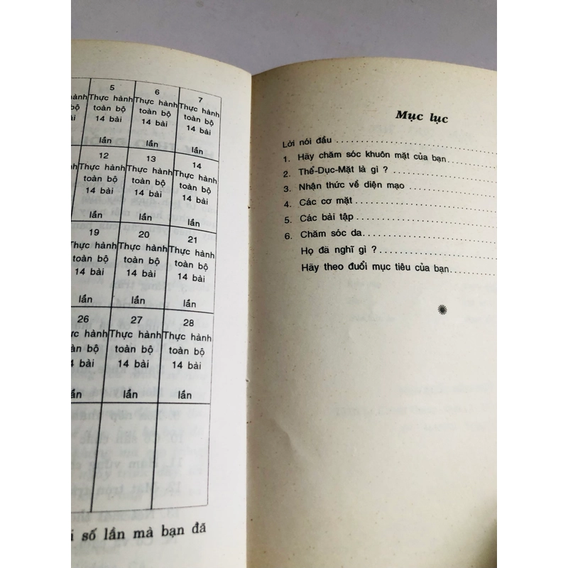THỂ DỤC MẶT - 117 trang, nxb: 1999 548641