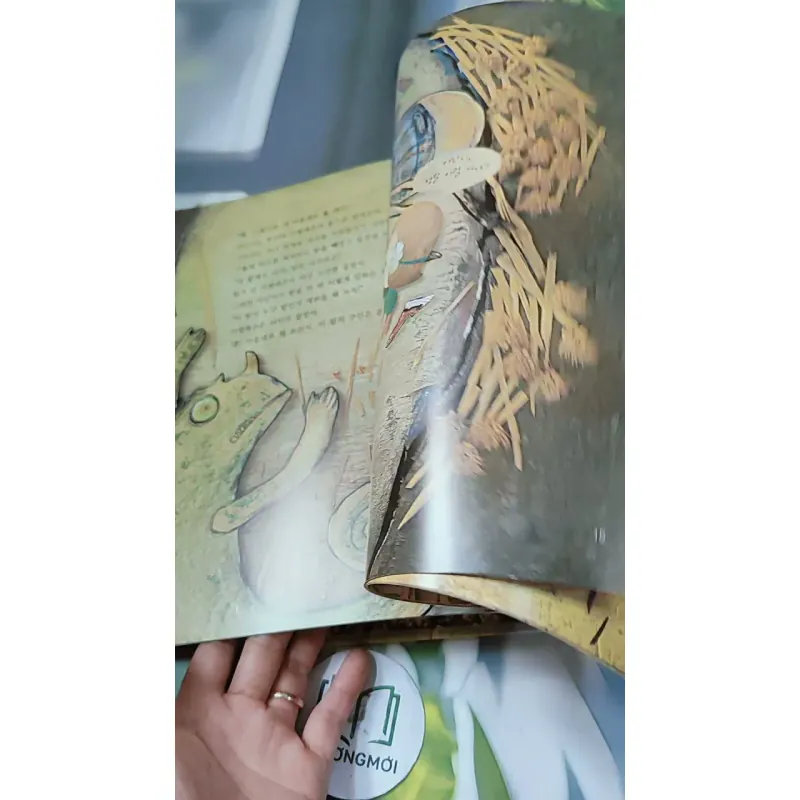 [Tặng nẹp góc] Truyện thiếu nhi Hàn Quốc: Moyamo Anu 56 -  모야모 아누와: 카멜레온에게 혼쭐난 아난시 732060