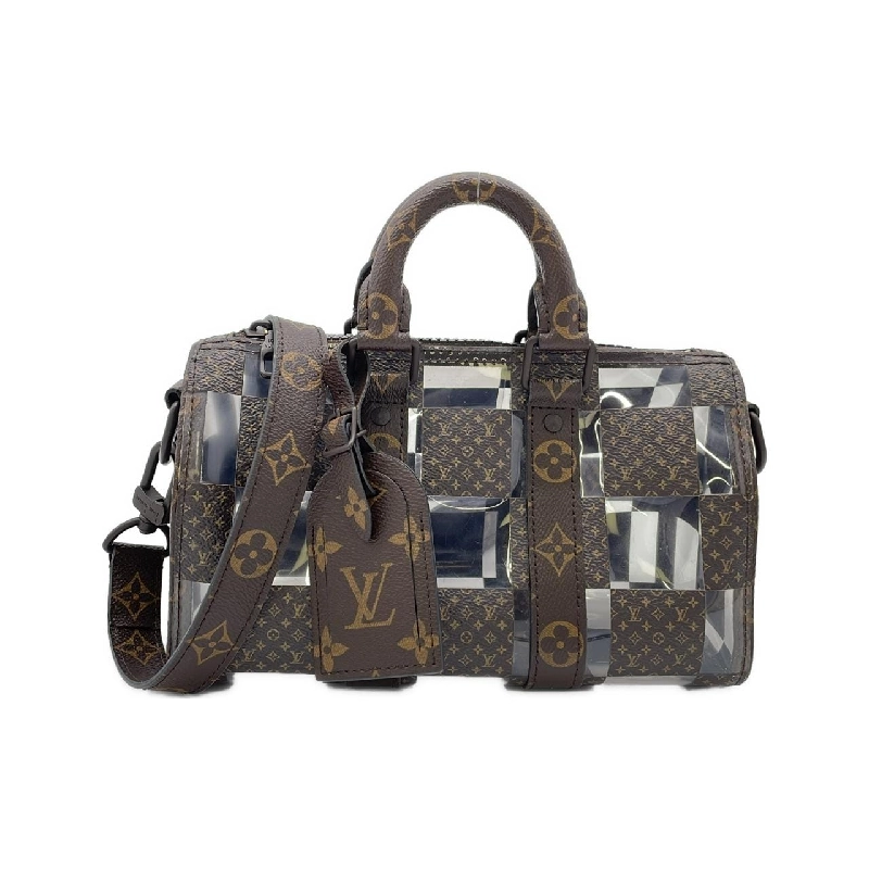 Túi xách Boston Louis Vuitton Monogram Chess Keepall Bandoulière 25cm M20872 - Hàng hiệu Chính hãng 803776