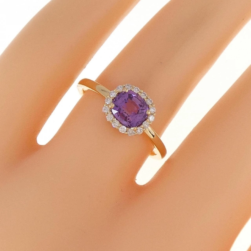 Nhẫn Sapphire K18YG 0.95CT - Hàng hiệu Chính hãng 856012