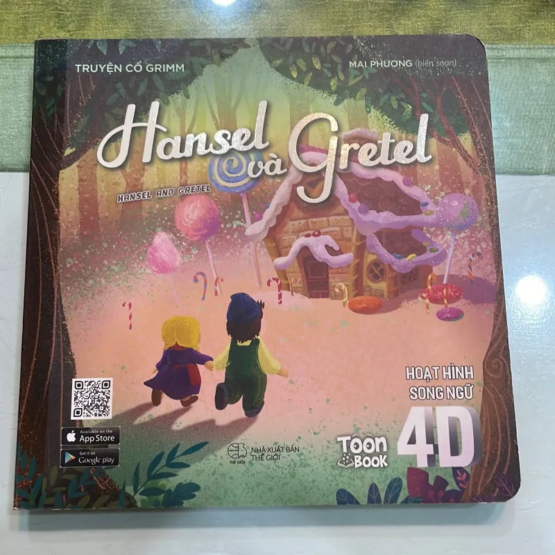 Sách hoạt hình song ngữ 4d - Toonbook - Hansel và Gretel . - 2021 .  1026440