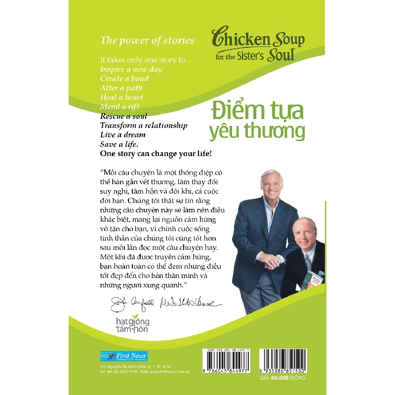 Chicken Soup For The Sister’S Soul - Điểm Tựa Yêu Thương (Song Ngữ Anh - Việt) - Jack Canfield, Mark Victor Hansen 289735