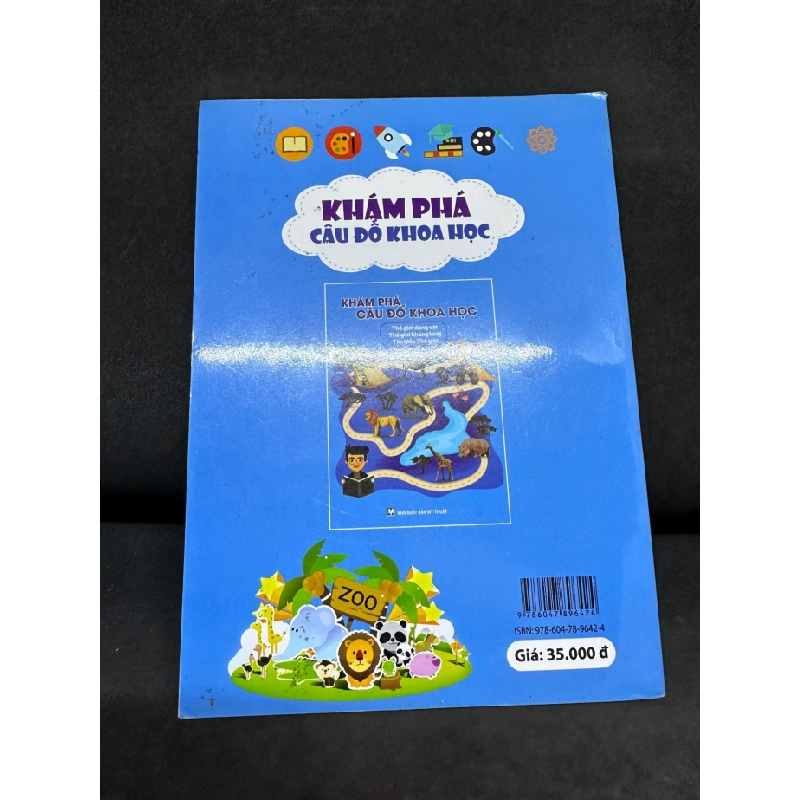 [Phiên Chợ Sách Cũ] Khám Phá Câu Đố Khoa Học - Thế Giới Động Vật, Thế Giới Khủng Long, Tìm Hiểu Thế Giới, Hà Thị Anh, (Ố Nhẹ), 2019 1503 411429