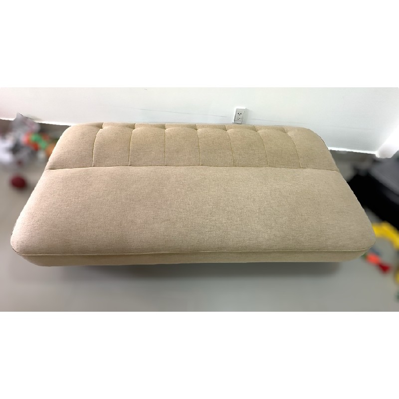 SOFA BED VẢI BỐ MỊN CHÂN GỖ CAO SU 26033