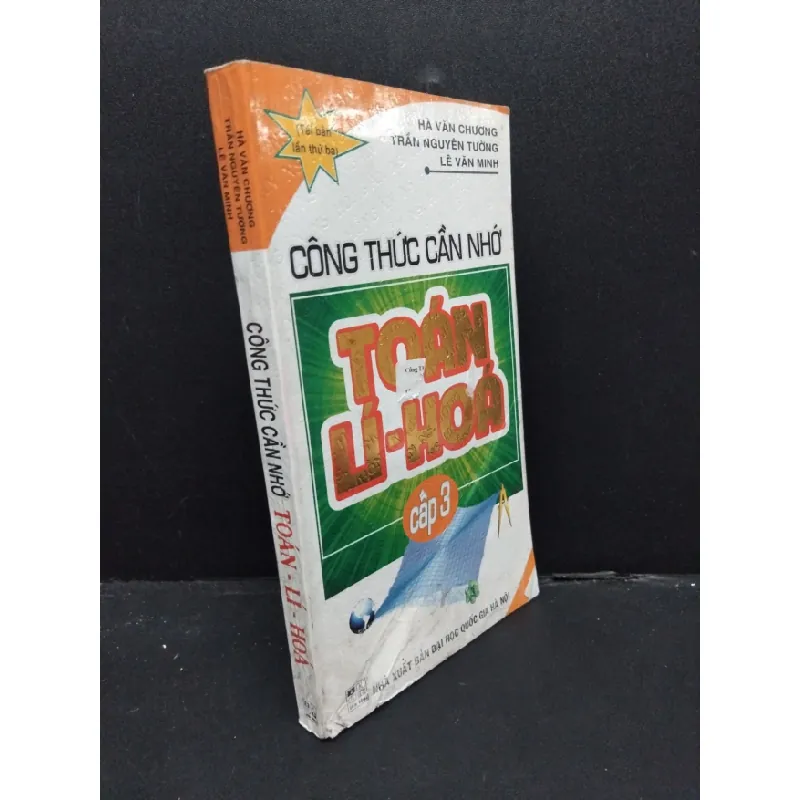 [Sách Cũ SCGR] Công thức cần nhớ toán - lí - hóa cấp 3 mới 80% bẩn gấp bìa 2019 HCM2608 GIÁO TRÌNH, CHUYÊN MÔN 683550