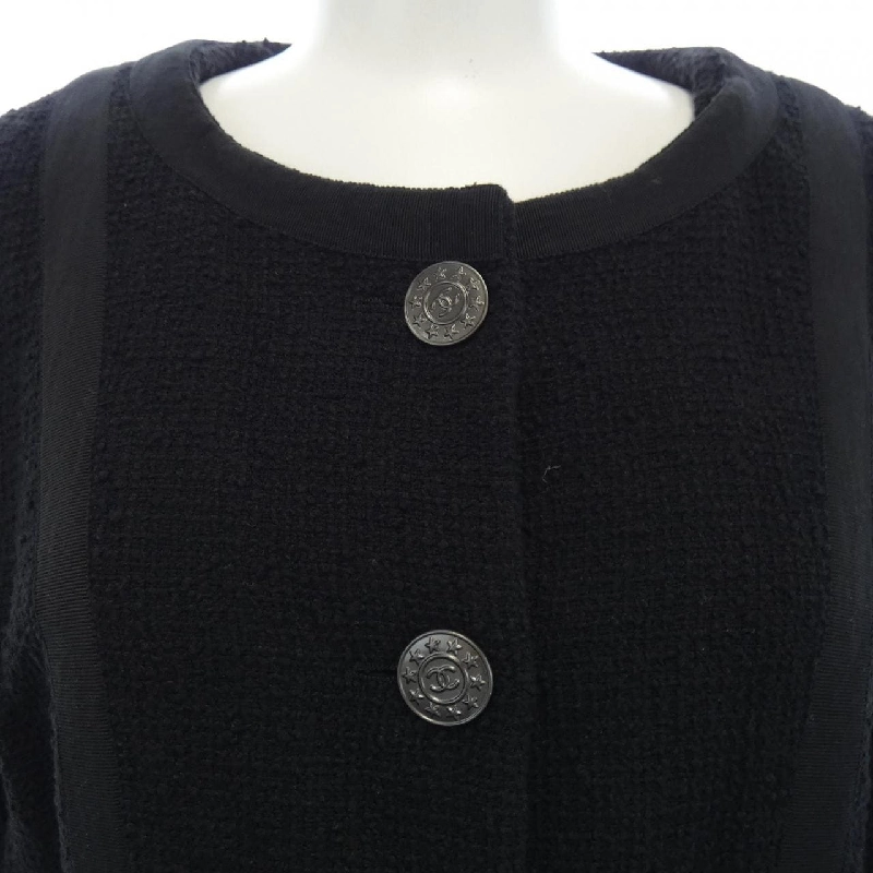 【Khuyến mãi】Áo khoác không cổ CHANEL 638733