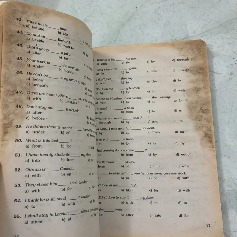 Trắc nghiệm giới từ trong tiếng Anh - Nguyễn Hữu Dự 1005349