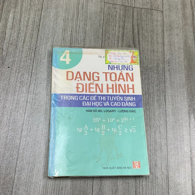 Những dạng toán điển hình trong các đề thi tuyển sinh đại học và cao đẳng. 2a2 717386