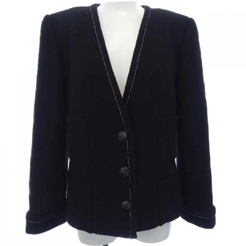 Áo khoác không cổ CHANEL P52637V37037 629590