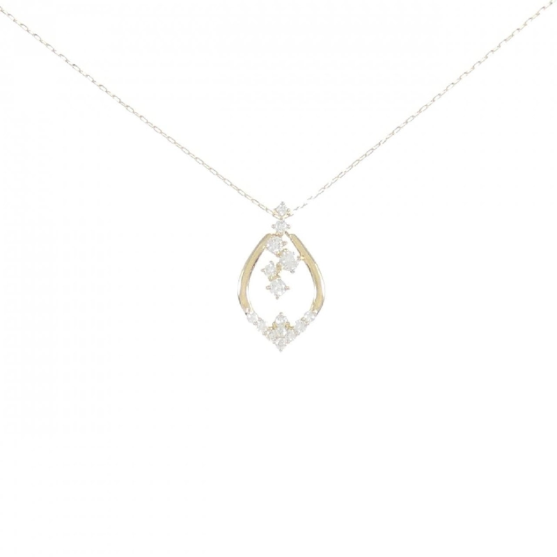 K18YG Dây chuyền kim cương 0.20CT - Hàng hiệu Chính hãng 864080