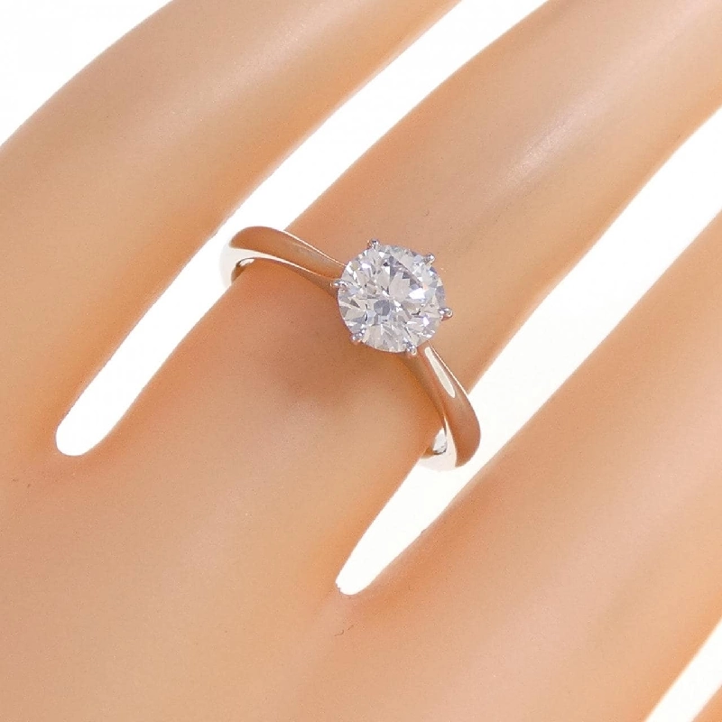 Nhẫn kim cương PT900 0.715CT D SI1 EXT H＆C - Hàng hiệu Chính hãng 871394