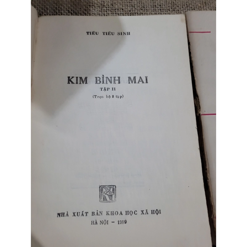 KIM BÌNH MAI, bộ 8 cuốn, 1988 277258