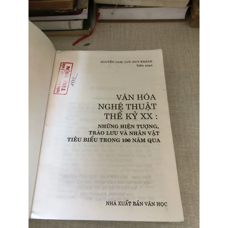 Văn hoá nghệ thuật thế kỷ XX 969918