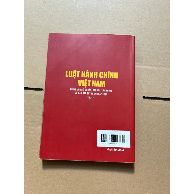 Luật hành chính Việt Nam tập 1 608235