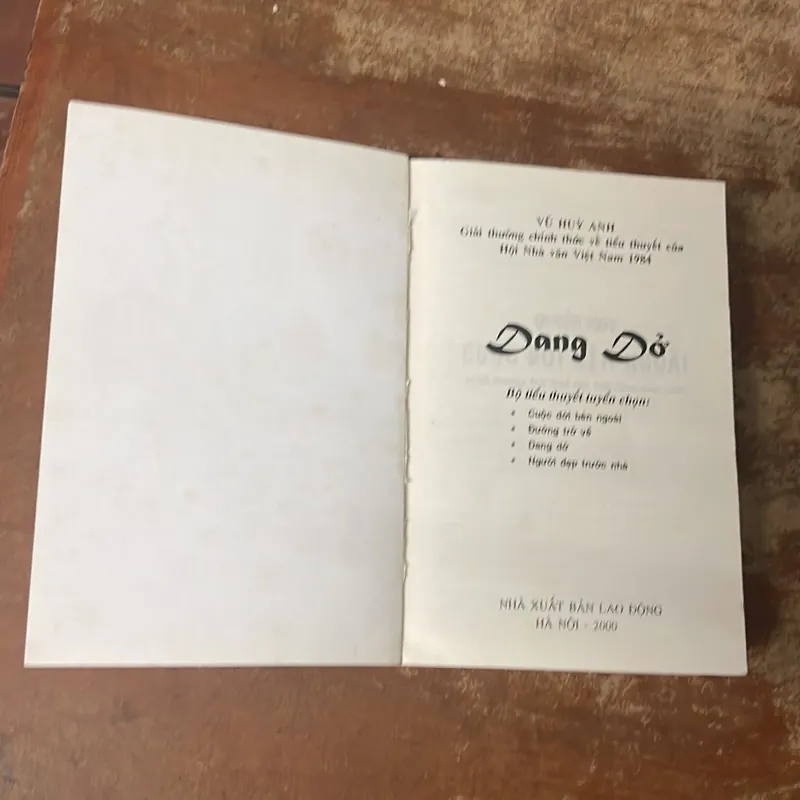 DANG DỞ BỘ TIỂU THUYẾT TUYỂN CHỌN- VŨ HUY ANH 571551
