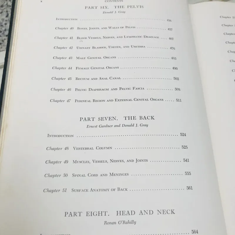 ANATOMY – Gardner • Gray • O’Rahilly 799199