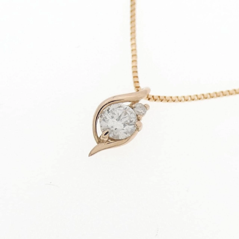 K18PG Dây chuyền kim cương 0.1CT - Hàng hiệu Chính hãng 856408