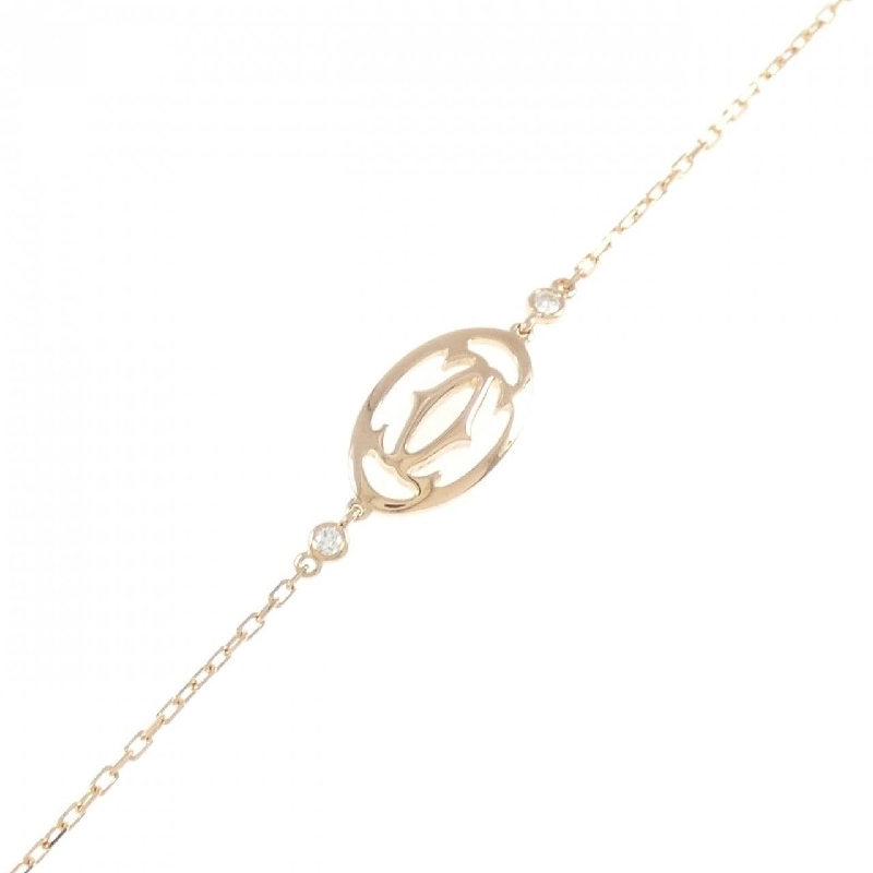 Vòng tay Cartier Logo Double C - Hàng hiệu Chính hãng 845263