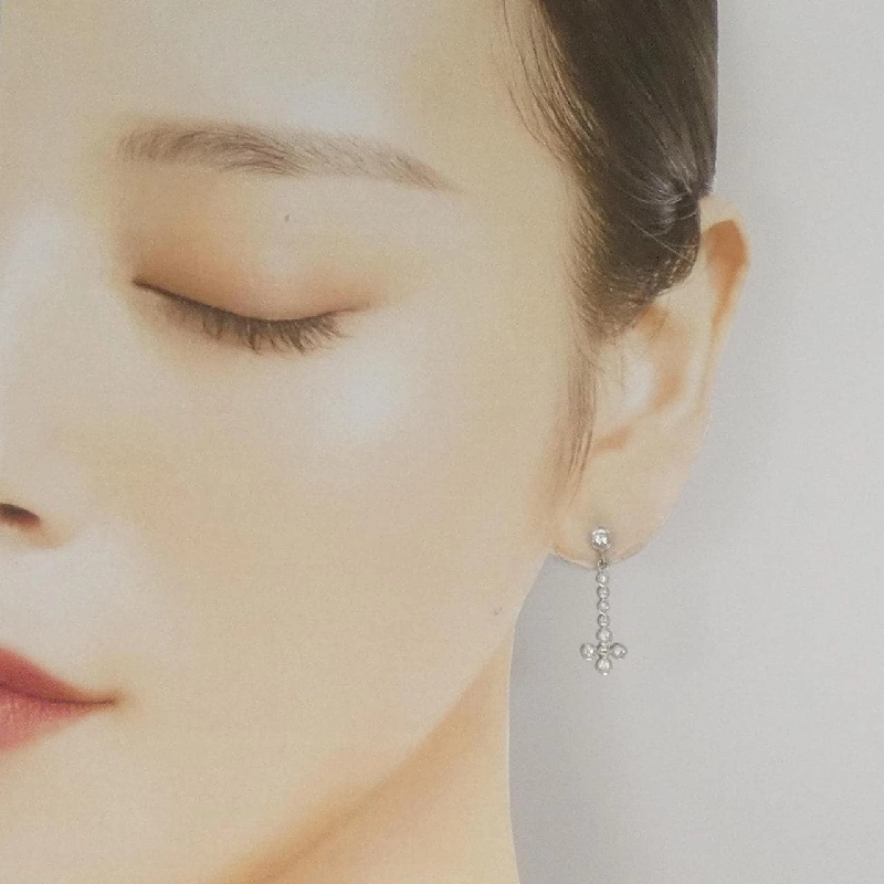 PT900 Bông tai kim cương 0.30CT - Hàng hiệu Authentic 863478