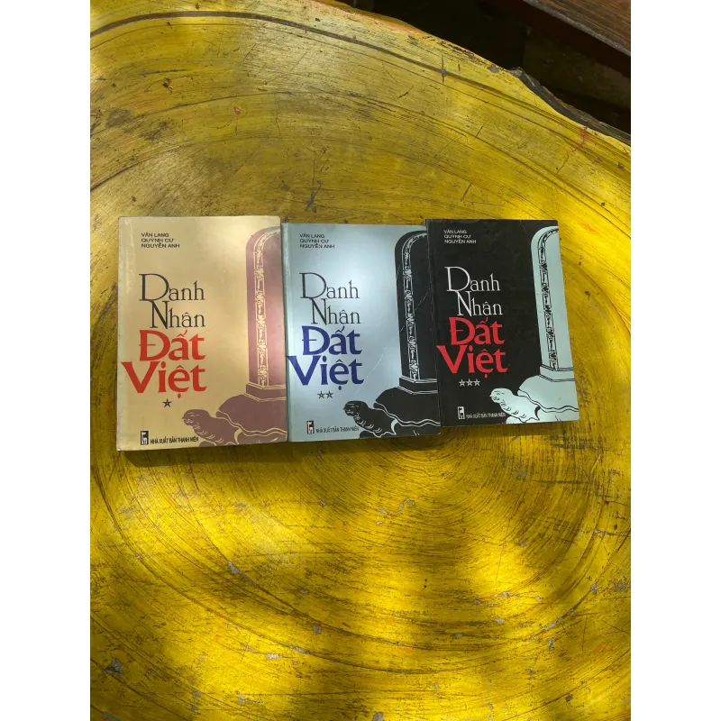 DANH NHÂN ĐẤT VIỆT ( 3 cuốn)- VĂN LANG- QUỲNH CƯ- NGUYỄN ANH 722848