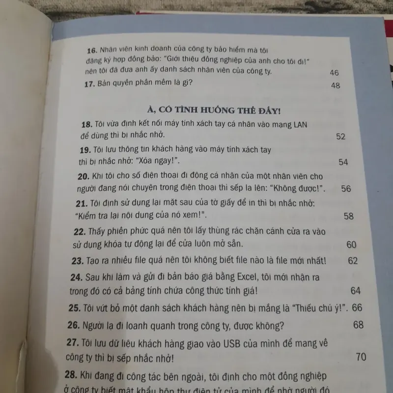 Phong cách làm việc và Bảo mật thông tin nơi công sở. 50 điều lưu ý.  596146