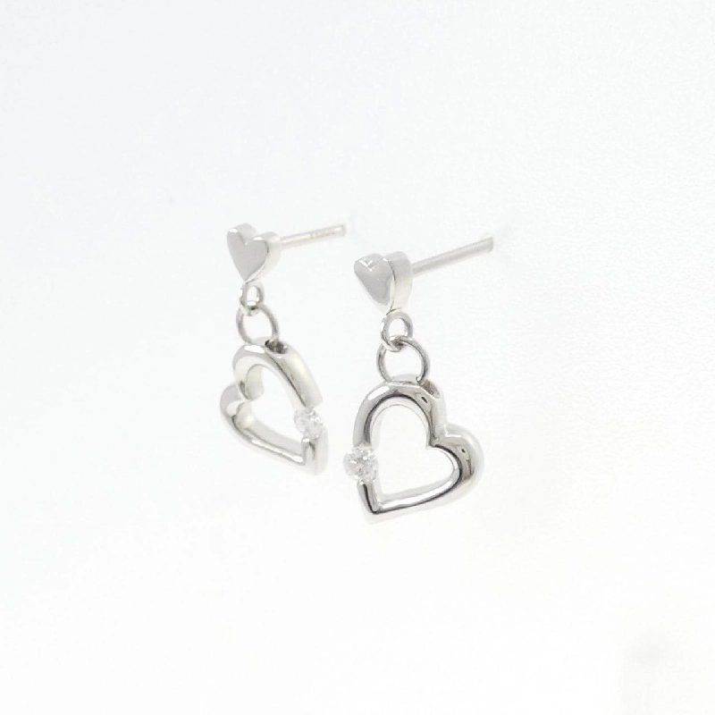 PT900 Bông tai kim cương hình trái tim 0.108CT - Hàng hiệu Chính hãng 867178