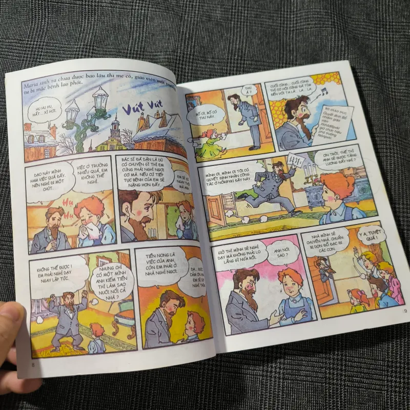 (Truyện tranh Danh nhân thế giới) Mari Quyri - Kim Nam Kin & Pắc Chông Hiên 701043