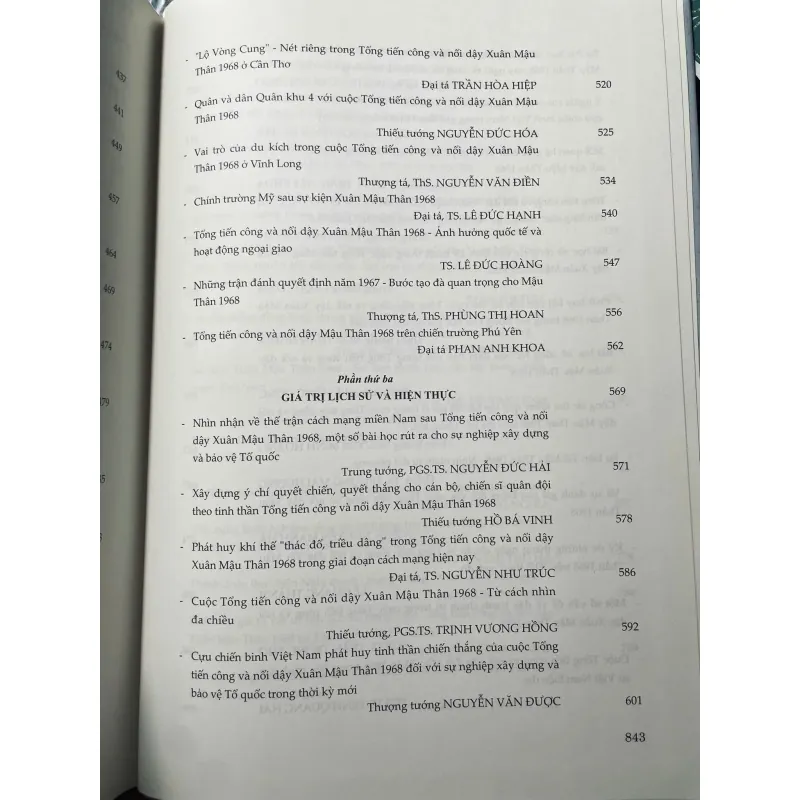 SÁCH CUỘC TỔNG TIẾN CÔNG VÀ NỔI DẬY XUÂN MẬU THÂN 1968 753942