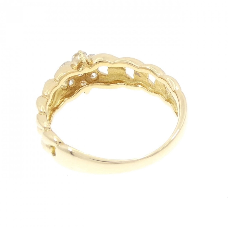 Nhẫn kim cương hoa K18YG 0.36CT 669292