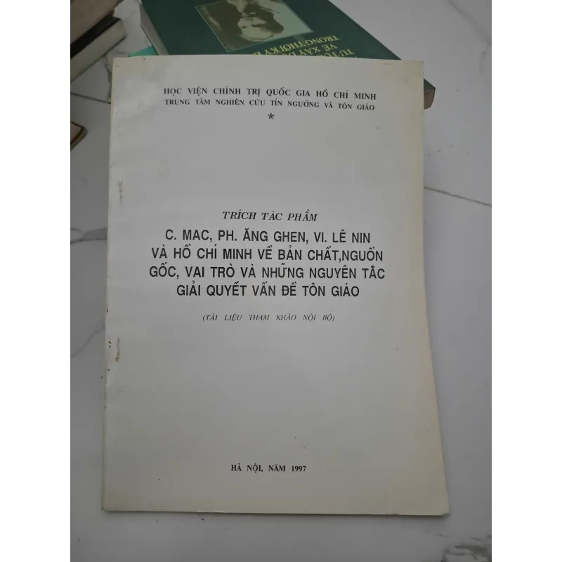 Trích tác phẩm C. Mác... về giải quyết vấn đề tôn giáo 696619