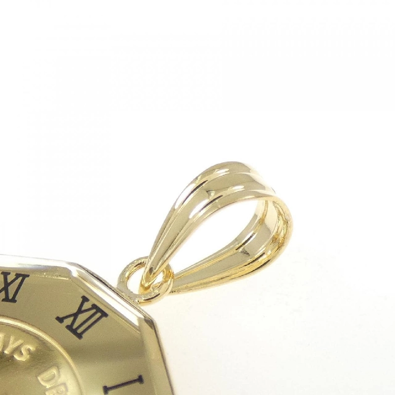 K18YG(枠) Đồng xu mặt dây chuyền - Hàng hiệu Authentic 865588