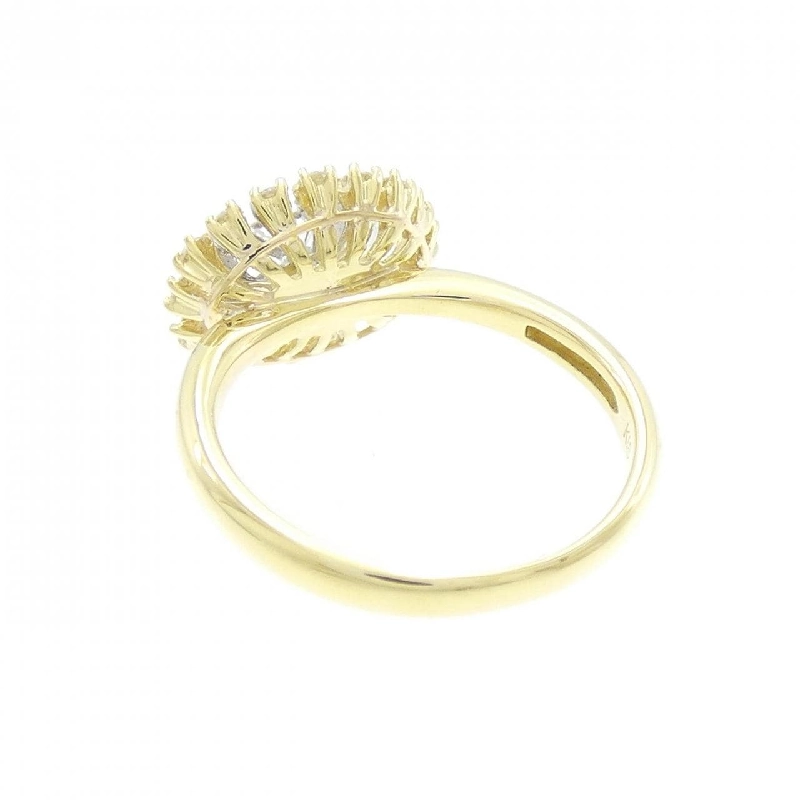 Nhẫn kim cương K18YG/PT900 0.41CT 671635