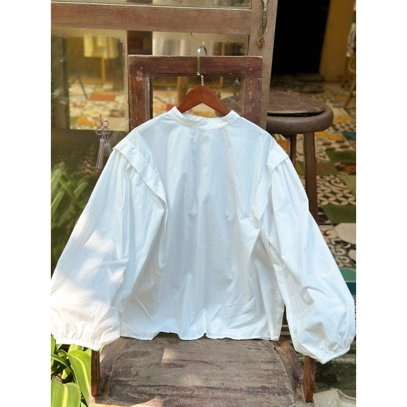 Áo sơmi kiểu tay bồng size S, M, L(nhỏ) 538270