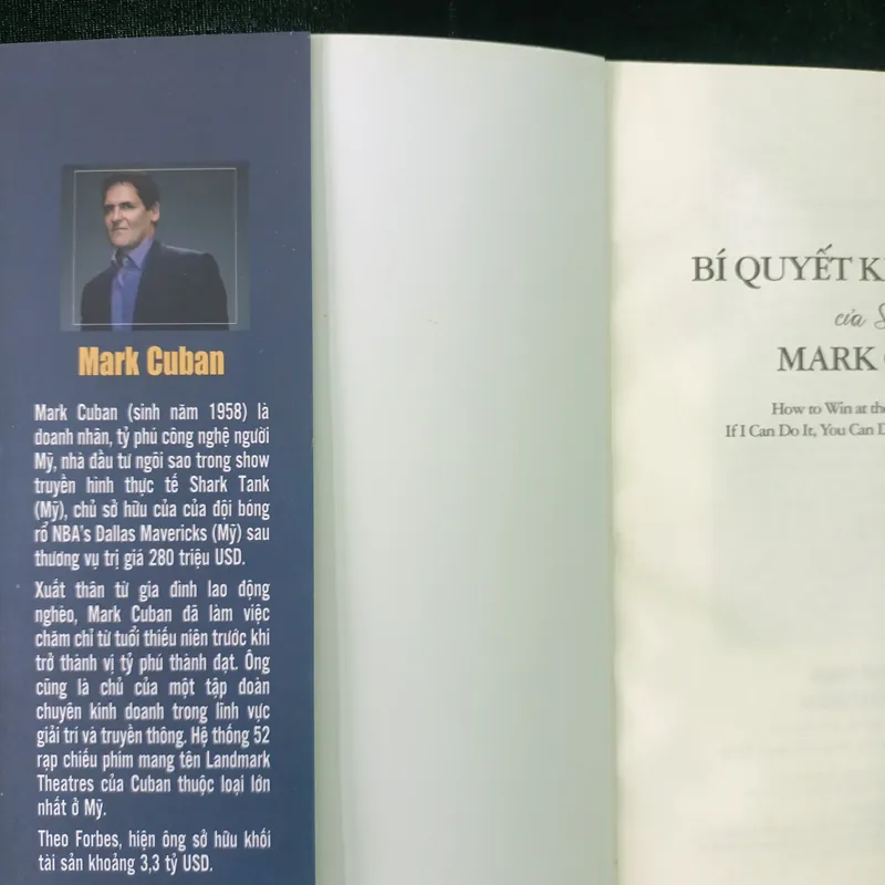 BÍ QUYẾT KINH DOANH CỦA SHARK MARK CUBAN  589929