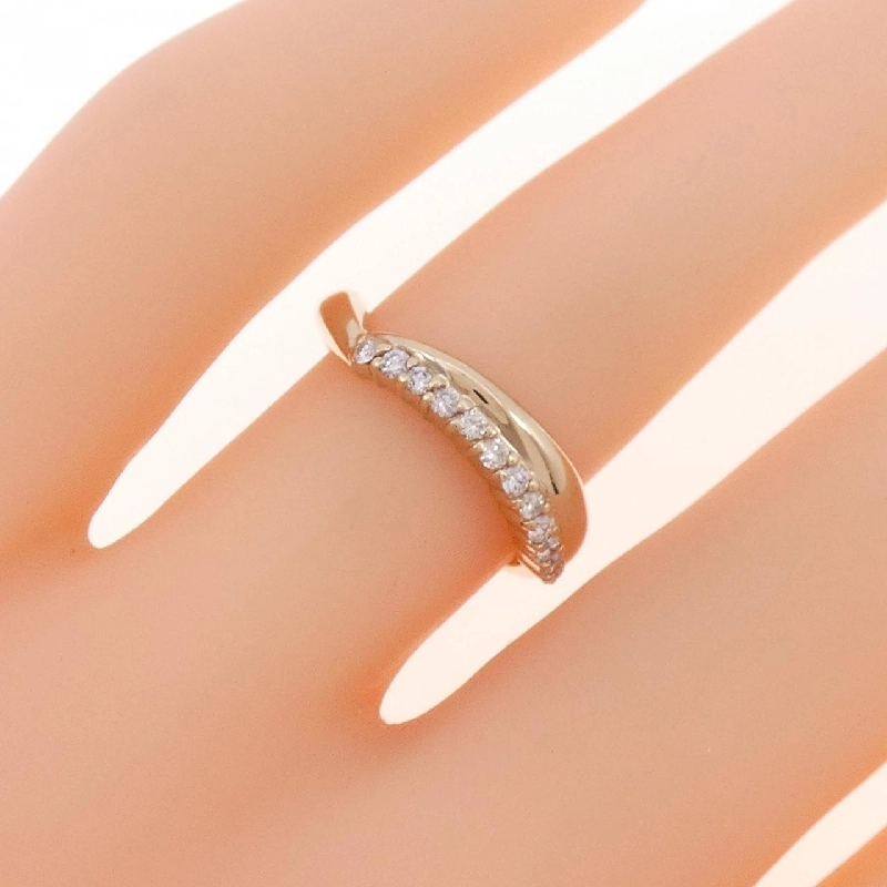 Nhẫn kim cương hồng K18PG 0.14CT 668602