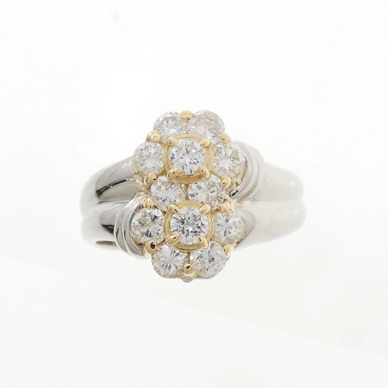 Nhẫn kim cương K18YG/PT900 1.00CT - Hàng hiệu Chính hãng 855066