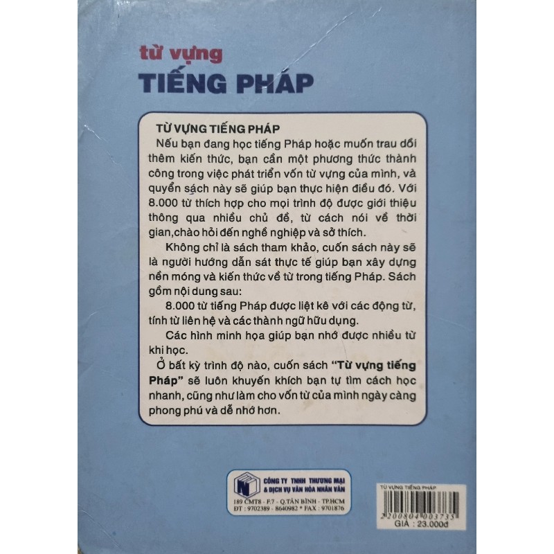 Từ vựng tiếng Pháp 804