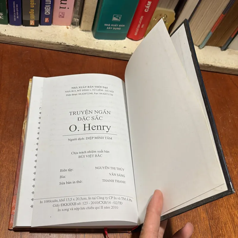[Bìa Cứng] - II Văn Học: Truyện Ngắn O.Henry - 2010 795576