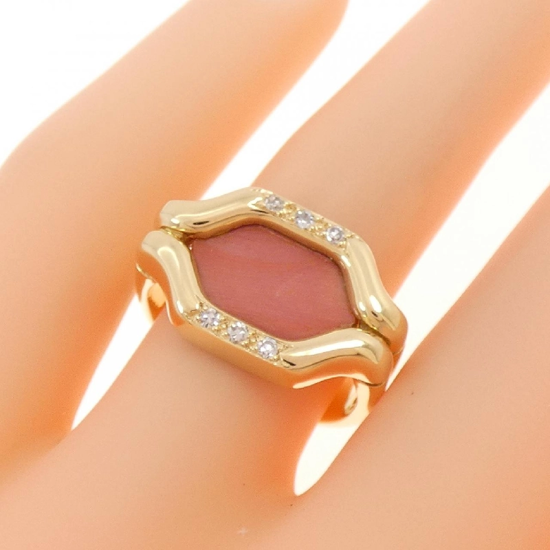 Nhẫn san hô 750YG 670466