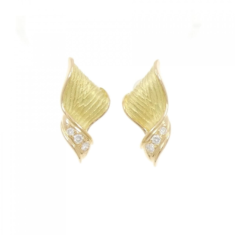 Bông tai kim cương K18YG 0.21CT - Hàng hiệu Chính hãng 869890