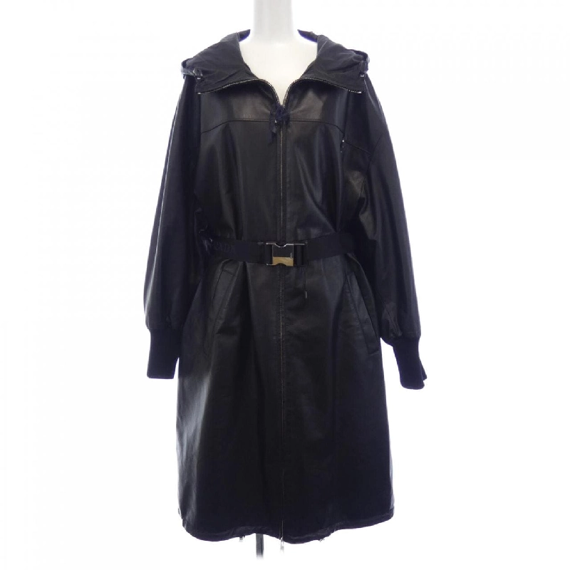 【Mã giảm giá】Áo khoác da PRADA 641267