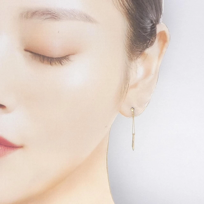 K18YG Bông tai hình trái tim - Hàng hiệu Chính hãng 866817