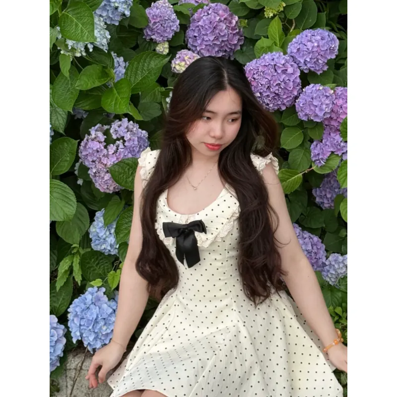 Đầm tiểu thư chấm bi 791523