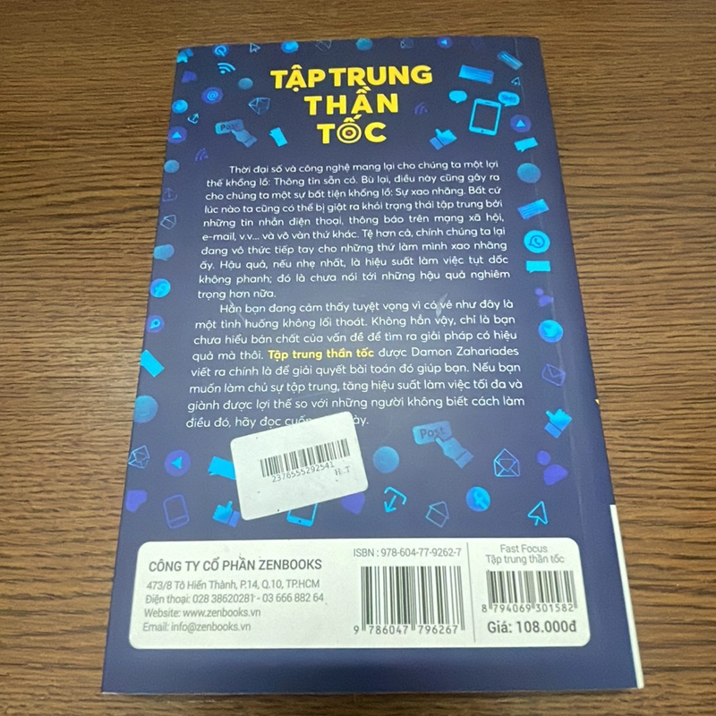 Tập trung thần tốc Damon Zahariades 358002
