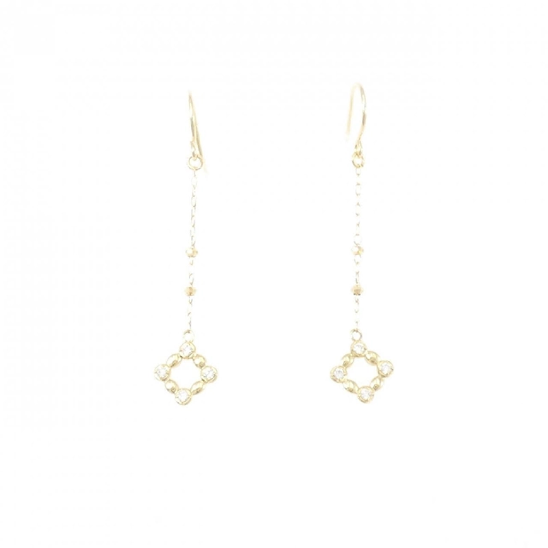 K18YG Bông tai kim cương 0.08CT - Hàng hiệu Chính hãng 873379