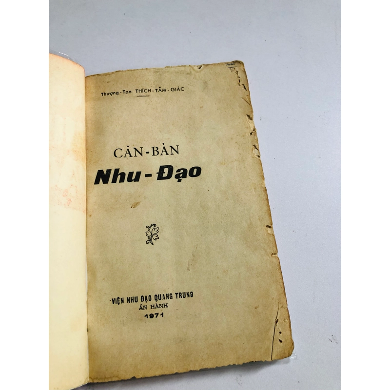  CĂN BẢN NHU ĐẠO – Thượng Toạ Thích Tâm Giác 541757