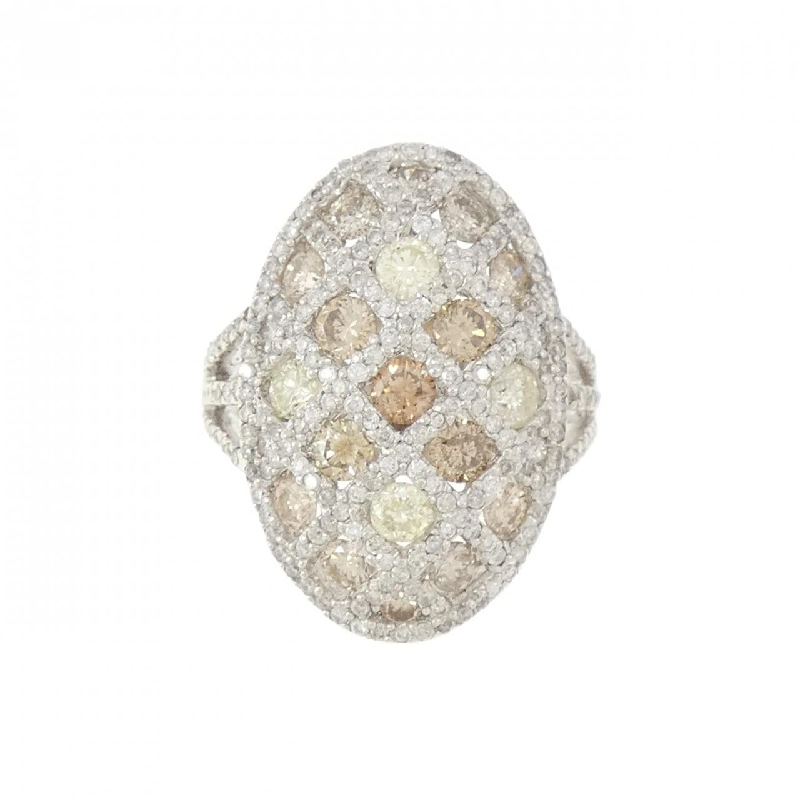 Nhẫn kim cương K18WG 2.80CT 667884