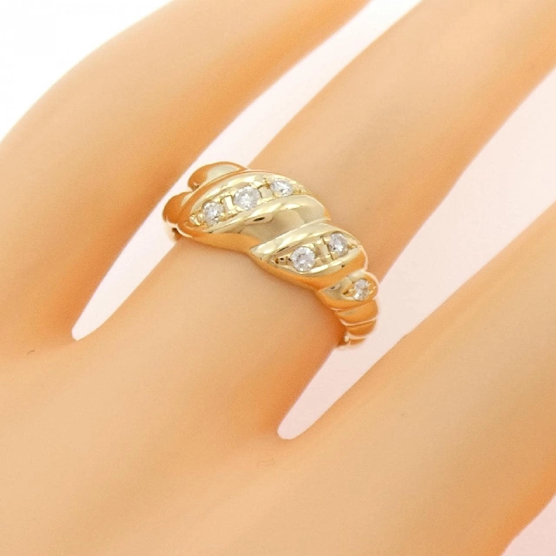 Nhẫn kim cương K18YG 0.16CT - Hàng hiệu chính hãng 851344
