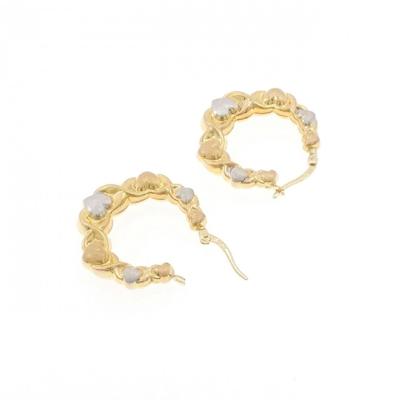 K18 Ba màu Heart Bông tai - Hàng hiệu Chính hãng 866093