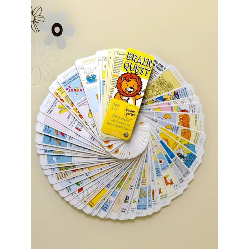 Brain quest 2-6 tuổi (Sách nhập) - 4 hộp thẻ 759578
